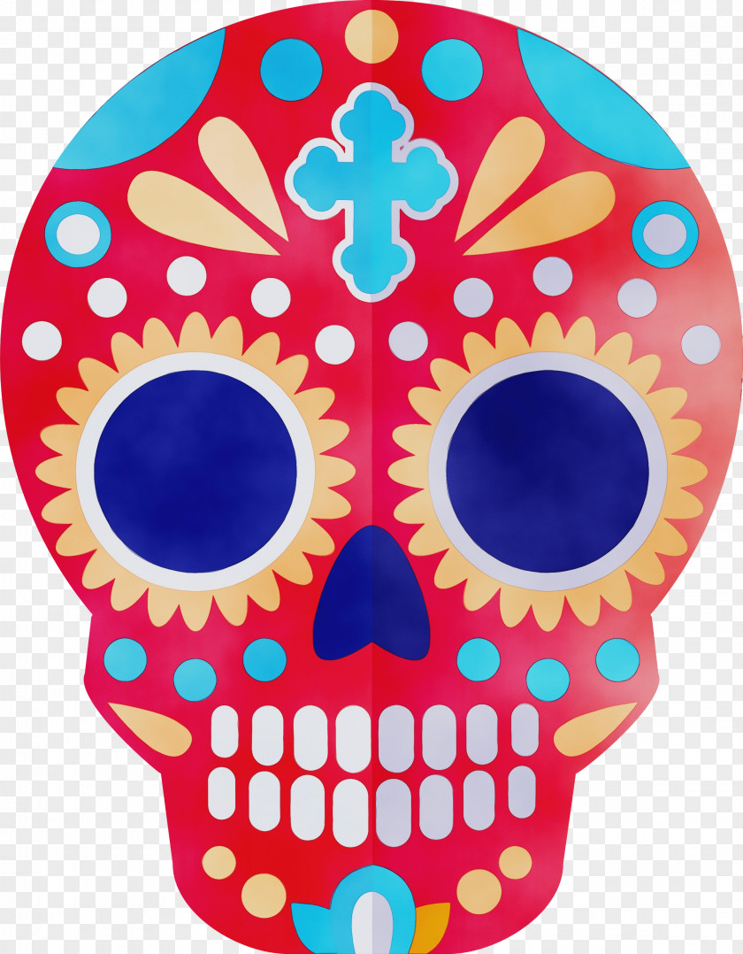 Calavera Day Of The Dead La Catrina Skull Mexican Make-up Drawing PNG