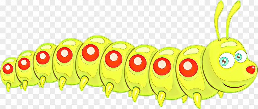 Caterpillar Yellow Insect Larva PNG