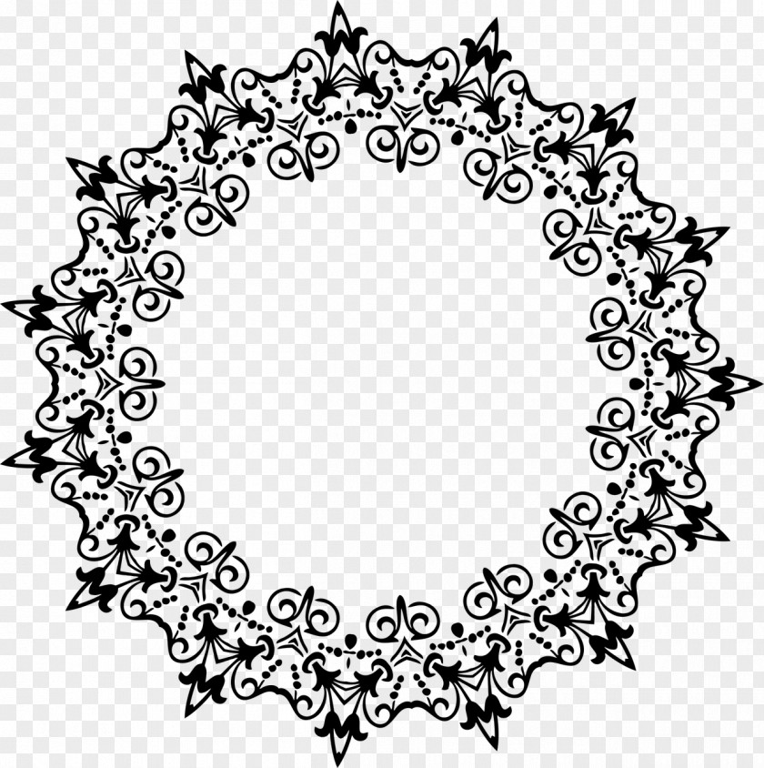 Circle Coloring Book Drawing Flower PNG