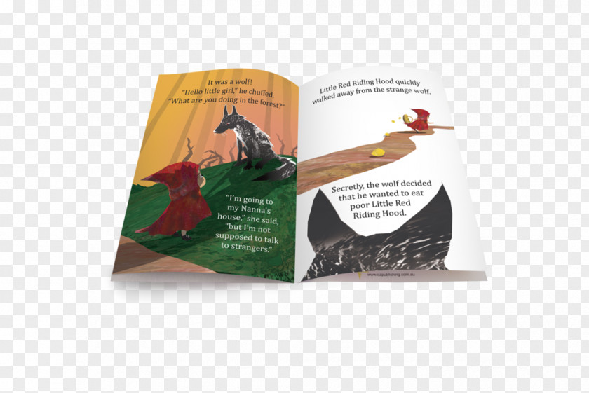 Little Red Riding Hood Book Fairy Tale Big Bad Wolf PNG