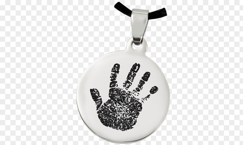 OMB Valves Stainless Steel Fingerprint Memorial Jewelry: Dog Tag- Handprint Jewellery PNG