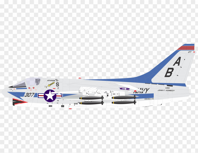 Planes Clipart LTV A-7 Corsair II Airplane Military Aircraft Jet PNG