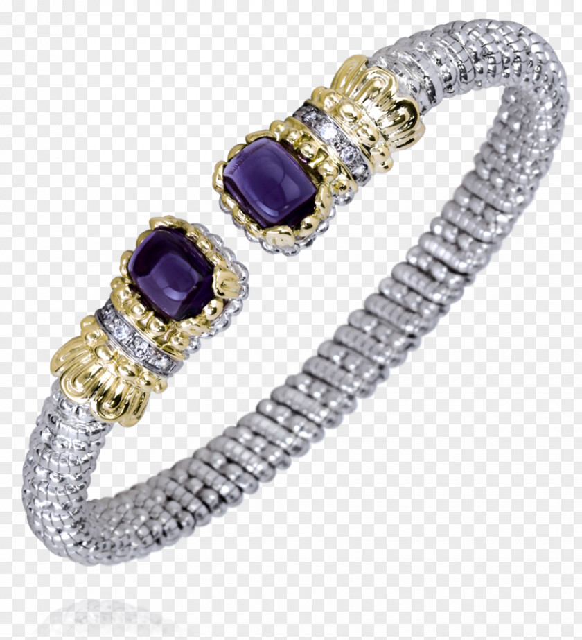 Silver Bracelet Bangle Sapphire Bling-bling PNG