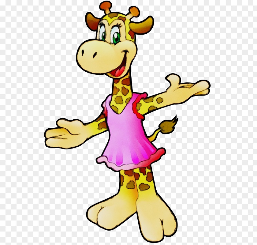 Smile Art Giraffe Cartoon PNG