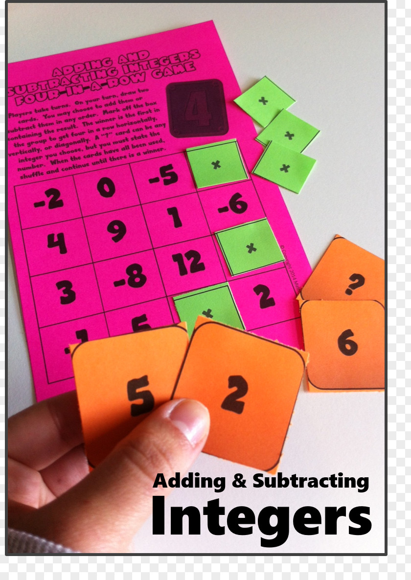 Think Math Games Mathematics Subtraction Addition Integer Game PNG