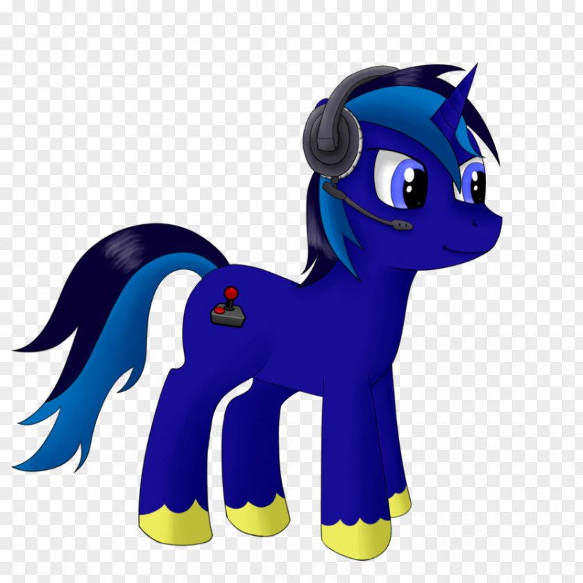 Awesome Gaming Headset Blue Horse Clip Art Animal Microsoft Azure Legendary Creature PNG