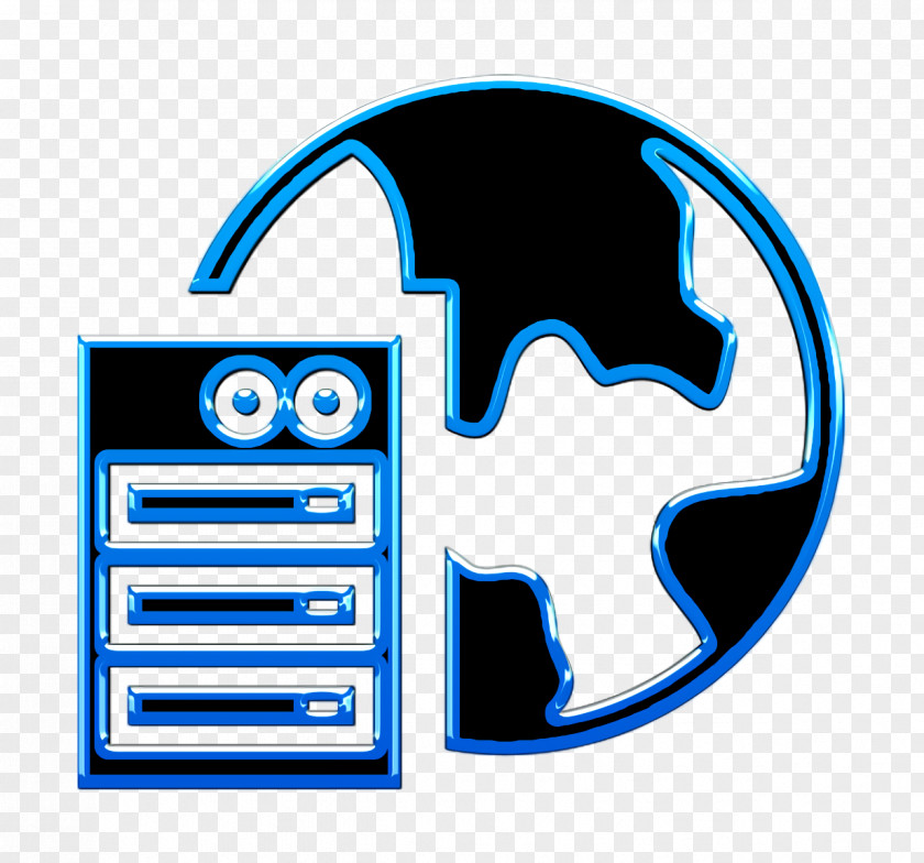 Computer And Media 1 Icon Technology Server With The Earth PNG