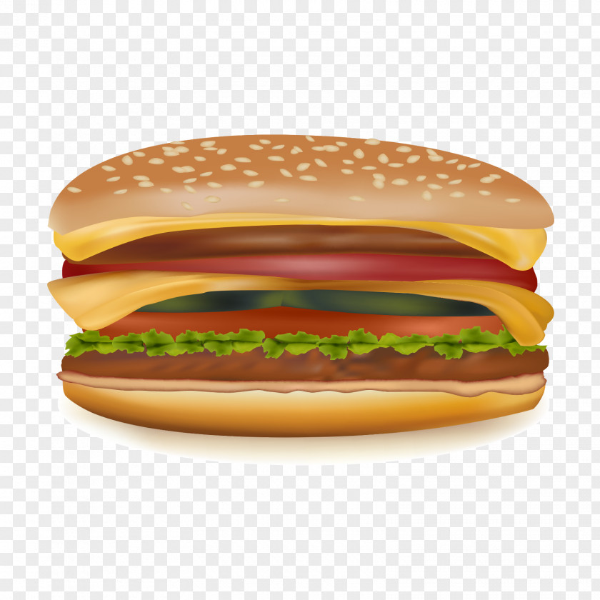 Multi-layer Sandwich Burger Cheeseburger Hamburger Breakfast Hot Dog Ham And Cheese PNG