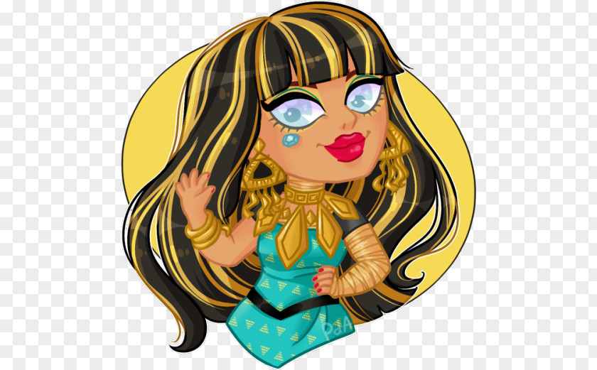Cleo Monster High De Nile Doll Mattel PNG