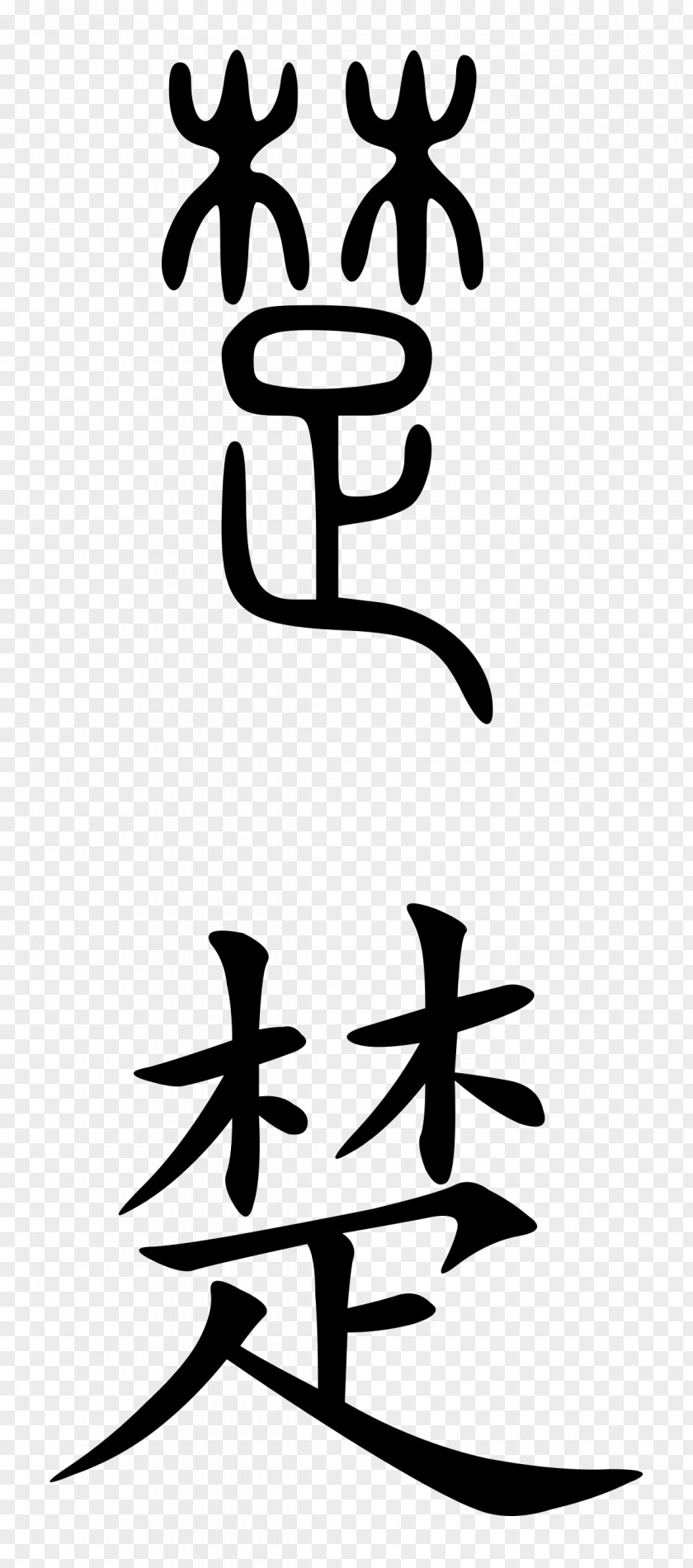 Symbol Chu Chinese Characters Mandarin PNG