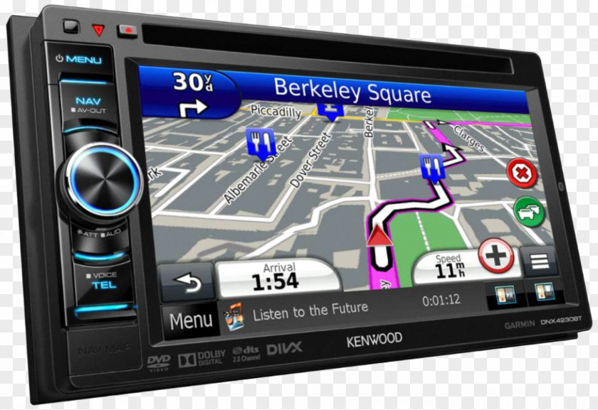 GPS Navigation Systems Kenwood Corporation Vehicle Audio DNX 4150BT 6.2