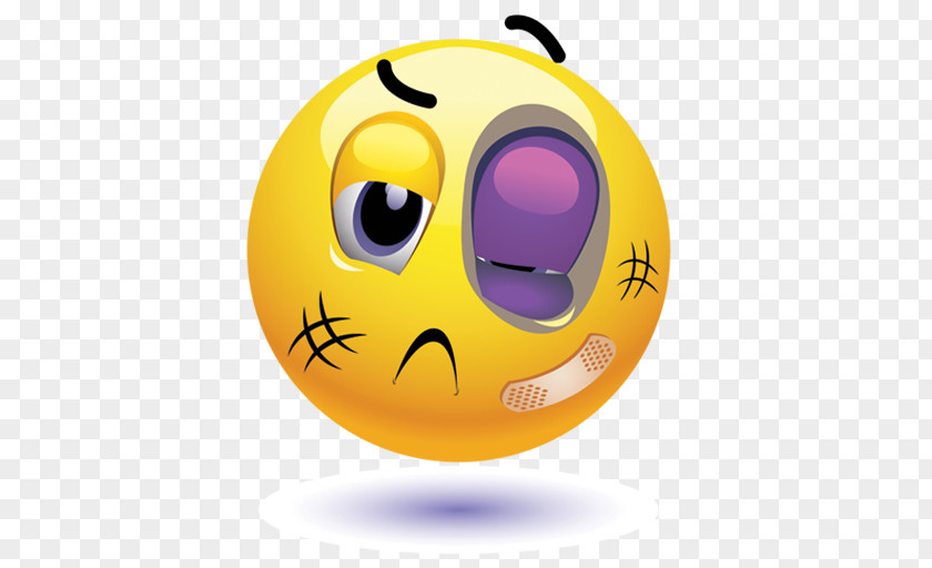 Ouch Emoticon Smiley Black Eye Clip Art PNG