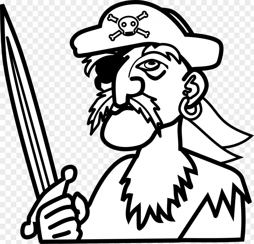 Pirate Piracy Drawing Coloring Book Clip Art PNG