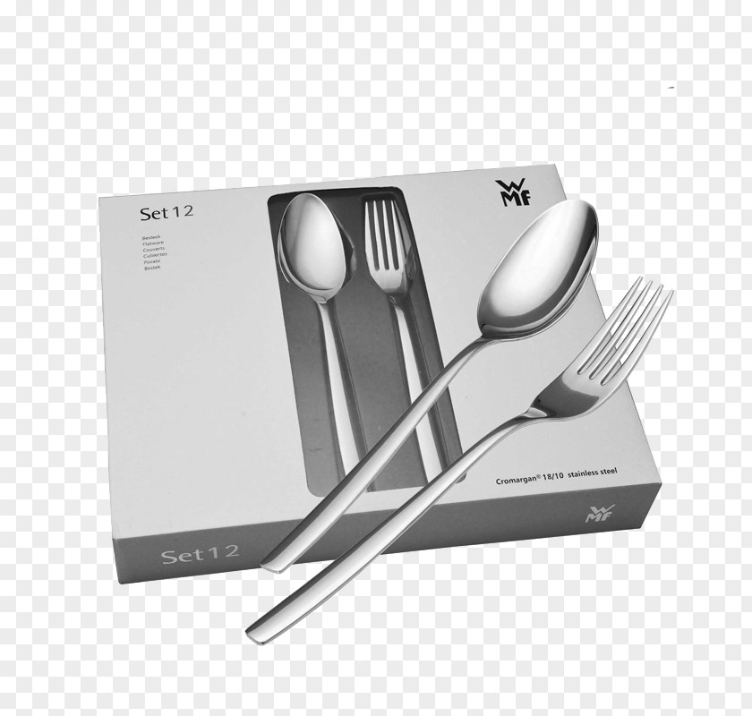 Stainless Steel Spoon And Fork Knife Cutlery WMF Group PNG