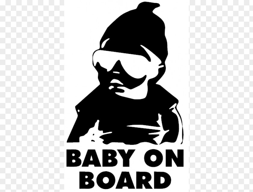 Car Decal Bumper Sticker Baby On Board PNG