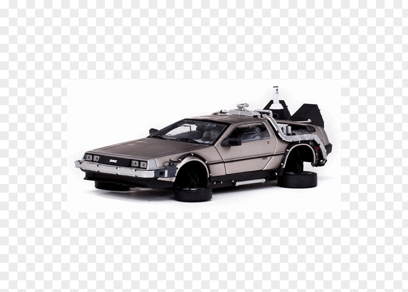Car DeLorean DMC-12 Time Machine Die-cast Toy Back To The Future PNG