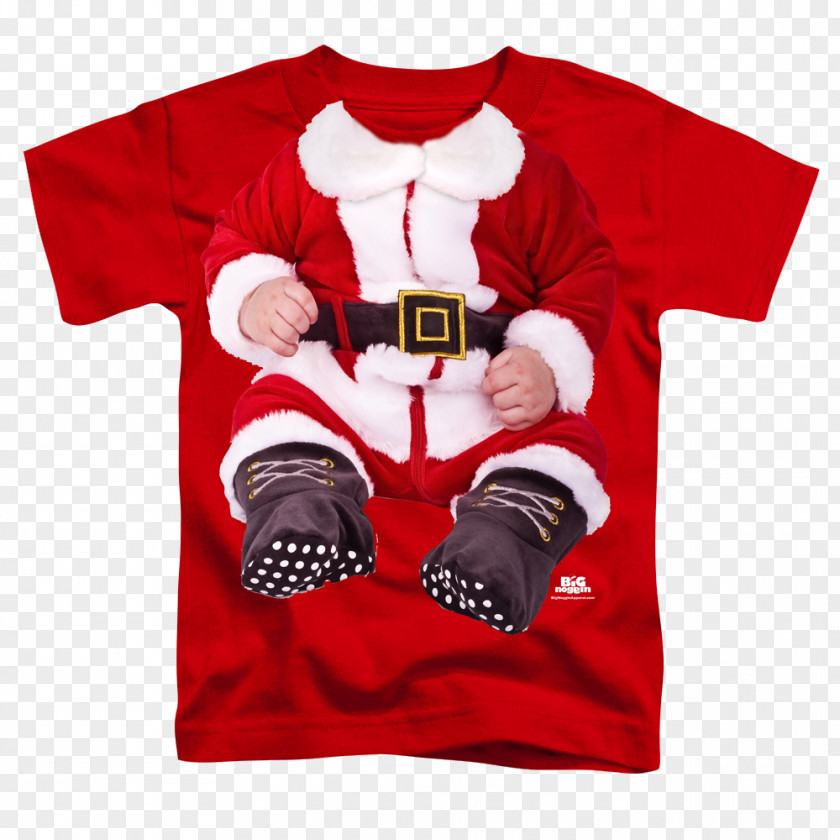 Guaranteed Safe Checkout Santa Claus T-shirt Christmas Ornament Sleeve PNG
