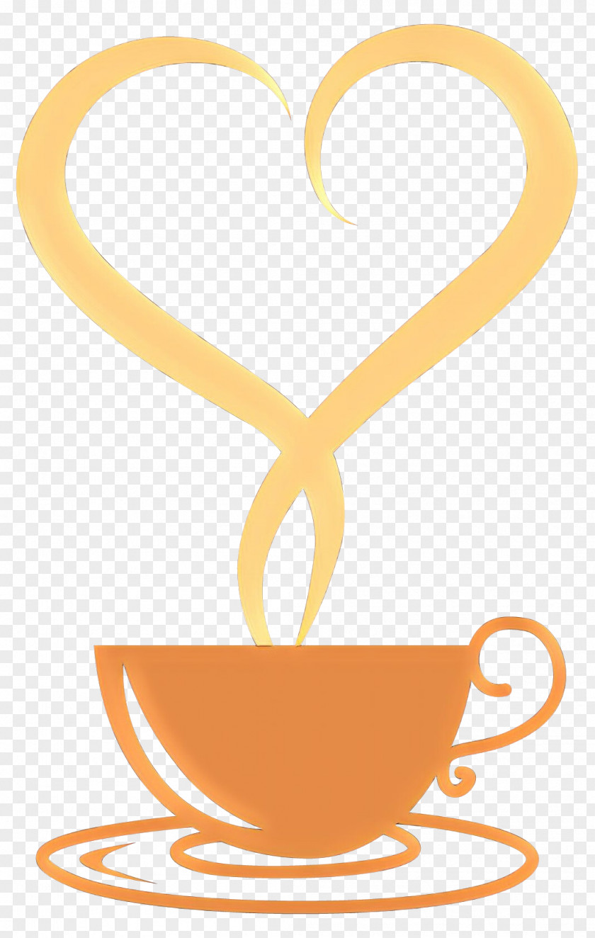 Heart Saucer Coffee Cup PNG