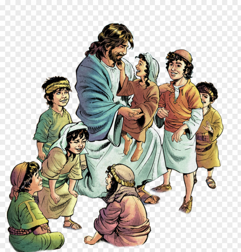 Jesus Teaching Of About Little Children Clip Art PNG