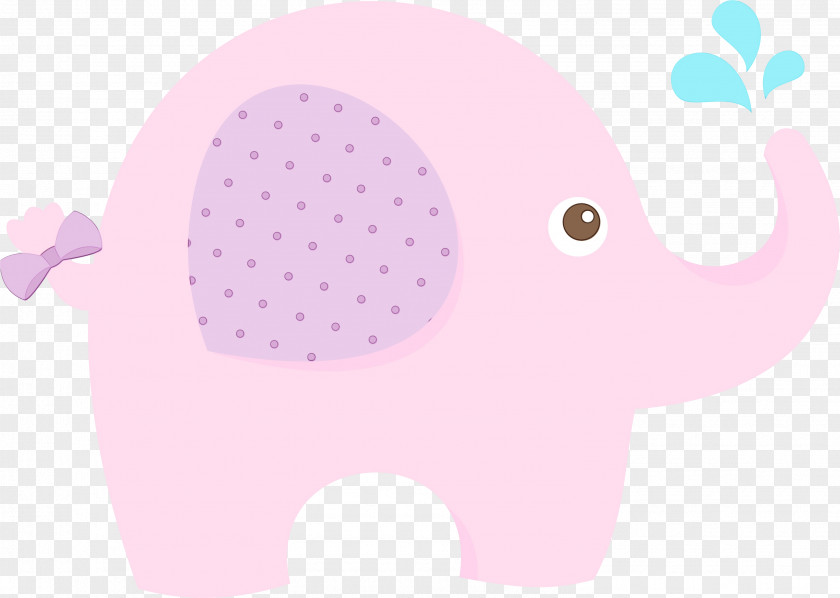 Polka Dot Elephants And Mammoths PNG