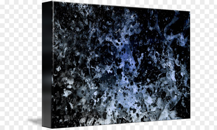 Canvas Texture Granite White Black M PNG