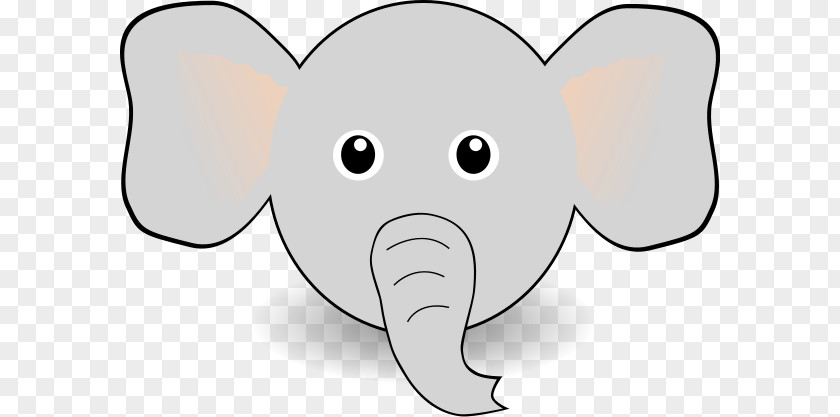 Elephant Cliparts Cartoon Face Clip Art PNG