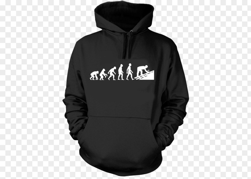 Evolution Of Man Hoodie T-shirt ÷ Tour Divide Sweater PNG