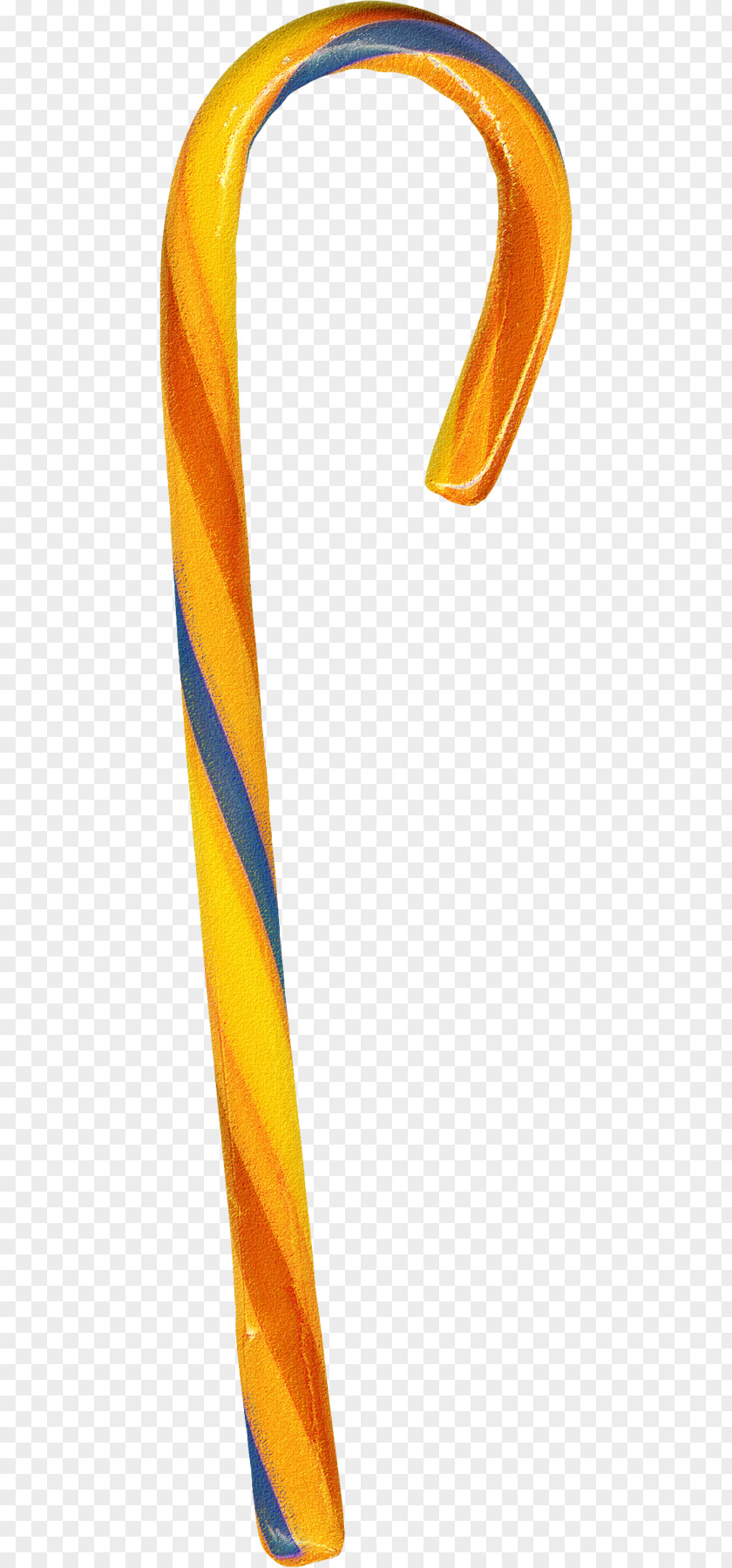 Orange Crutches Candy Cane Stick Lollipop Crutch PNG