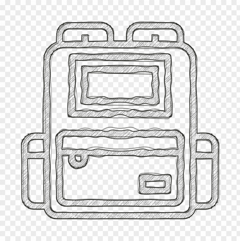 Rectangle Meter School Bag Cartoon PNG