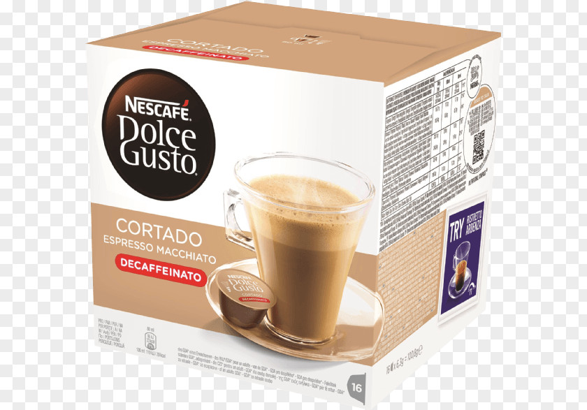 Coffee Cortado Dolce Gusto Caffè Macchiato Espresso PNG