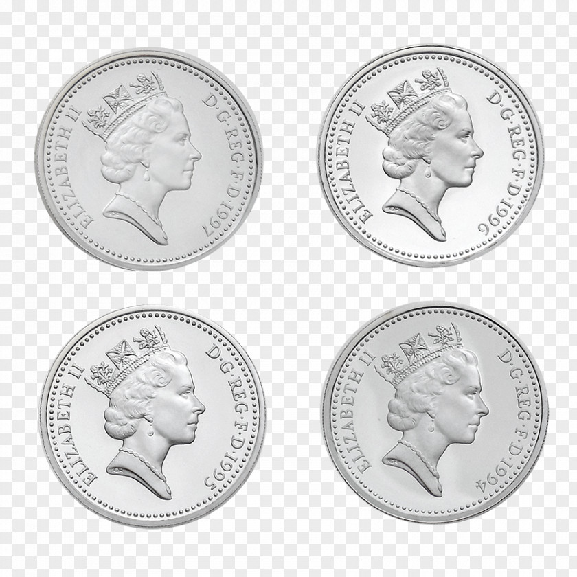 Coin Collecting Silver Cash Money PNG