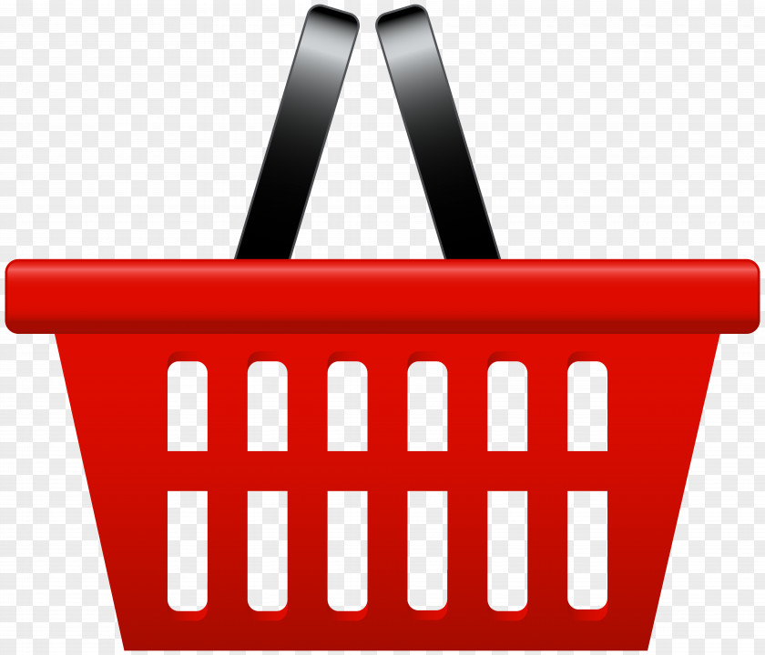 Red Shopping Basket Clip Art List Calculator Cart Discounts And Allowances PNG