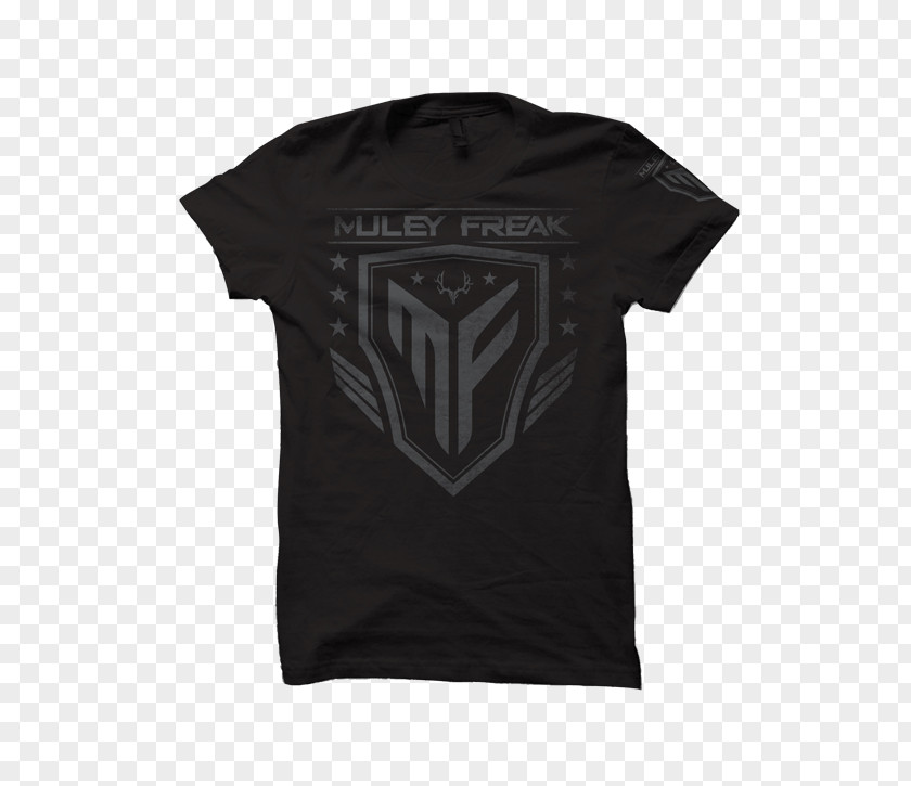 Black Shield Long-sleeved T-shirt United States PNG