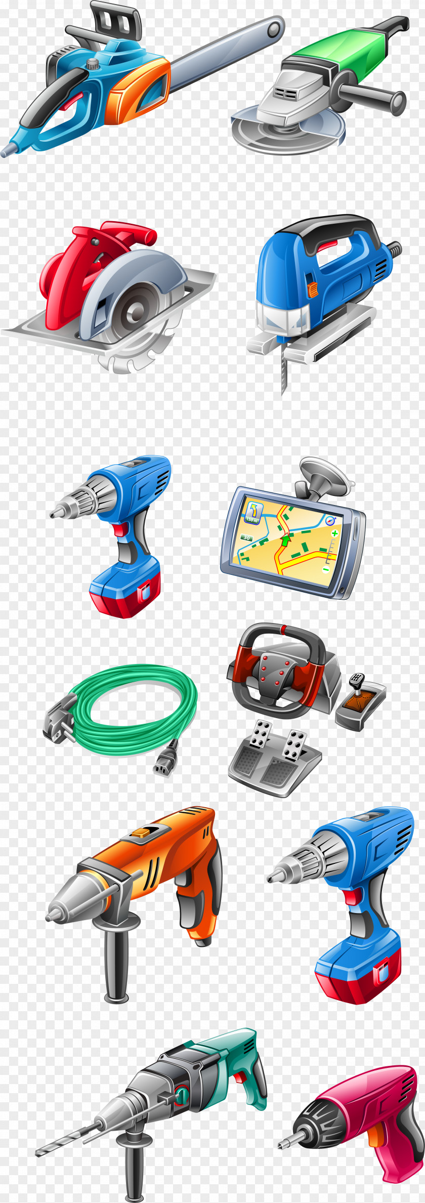 Hardware Power Tools Vector Material Euclidean Tool Icon PNG