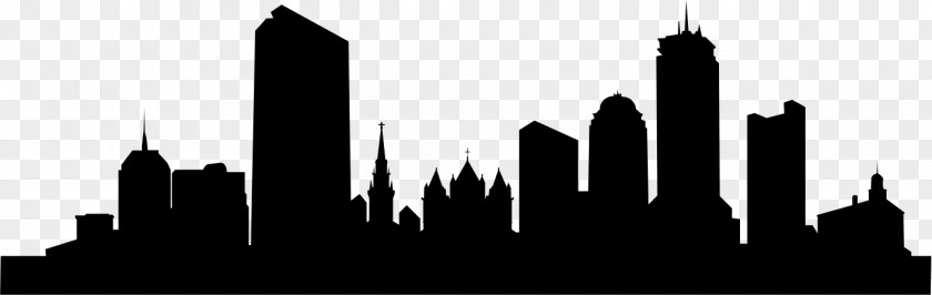 Metropolis Skyscraper City Skyline Silhouette PNG