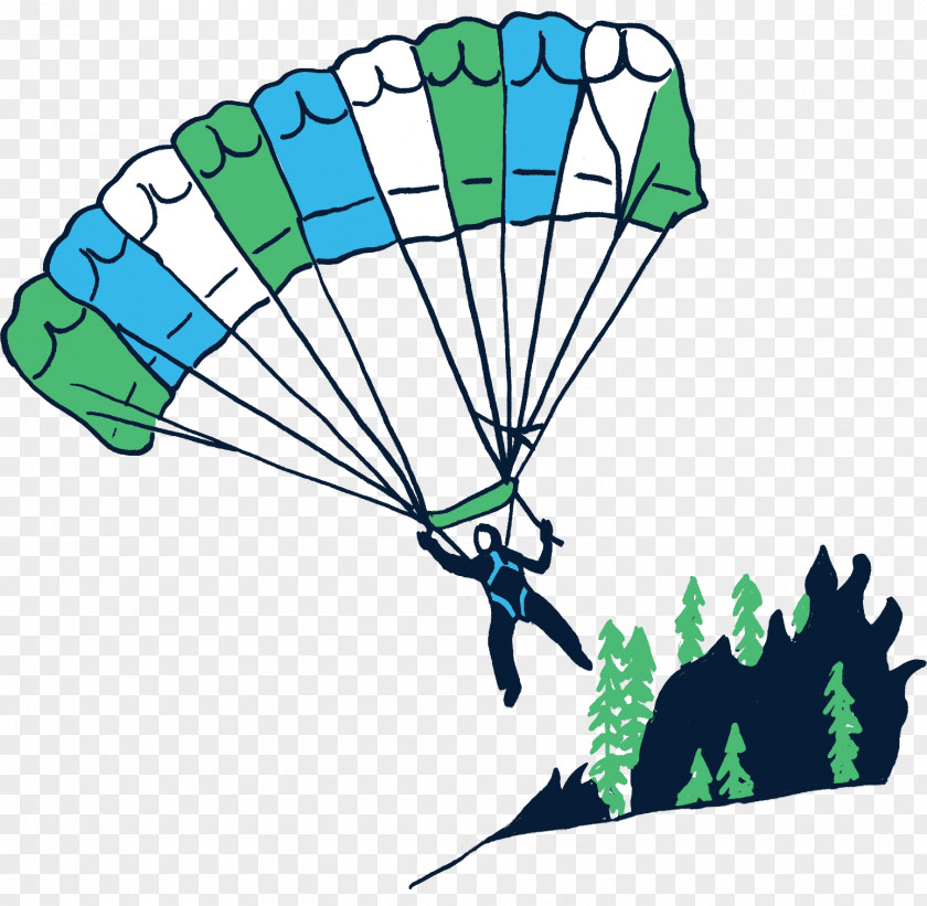 Parachute Parachuting Windsport Air Sports PNG