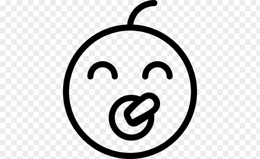 Smiley Pacifier Emoticon PNG
