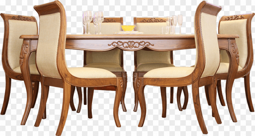 Table Chair Dining Room Matbord Furniture PNG