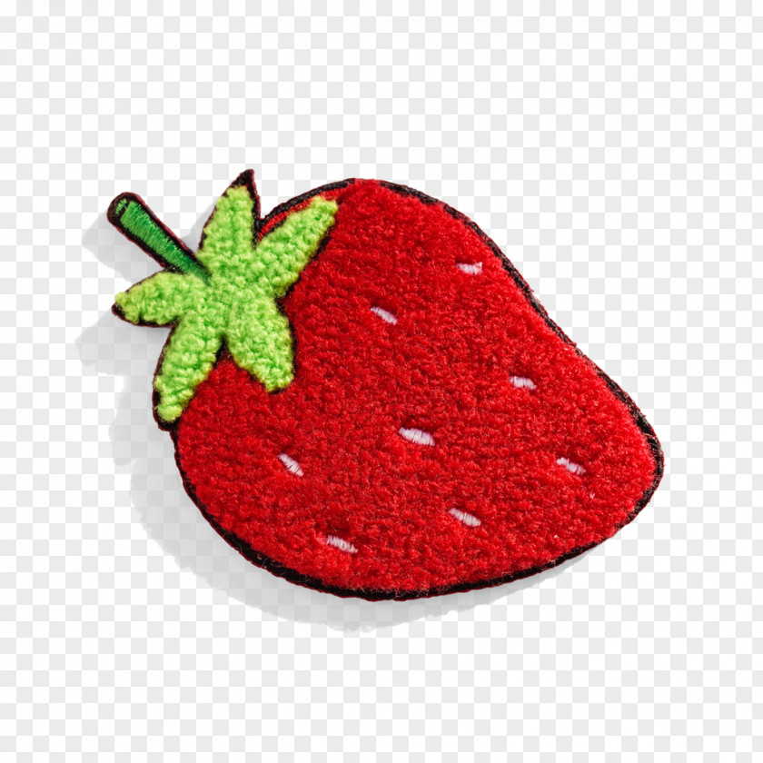 Monstera Strawberry Ice Cream Clothing Pin Patch PNG