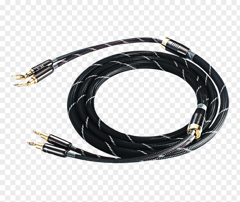 RCA Connector Speaker Wire Coaxial Cable Electrical High Fidelity Amplifier PNG