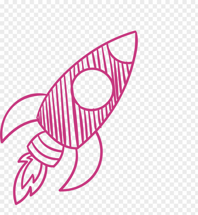 Vector Simple Rockets Clip Art PNG