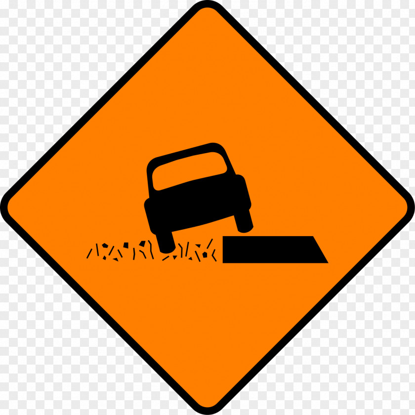 East Taddei Road Warning Sign Merge Traffic PNG