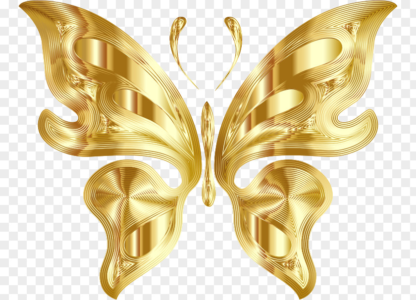 Gold Background Butterfly Desktop Wallpaper Clip Art PNG