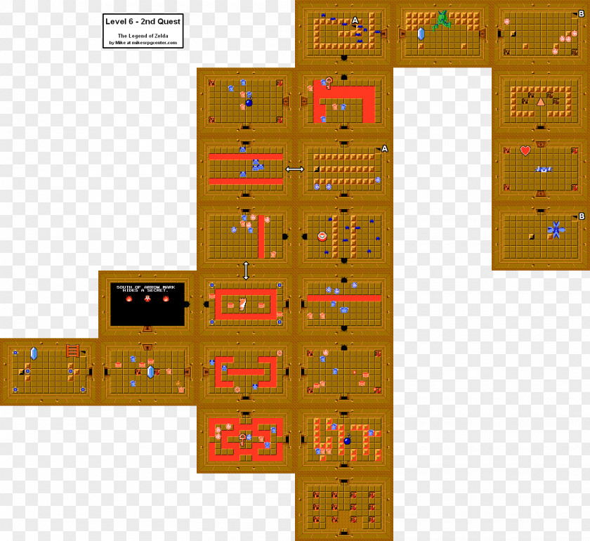 Level The Legend Of Zelda II: Adventure Link Ganon Game Dungeon Crawl PNG