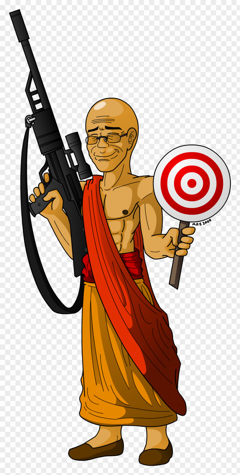 Monk Vector DeviantArt Cartoon Digital Art PNG