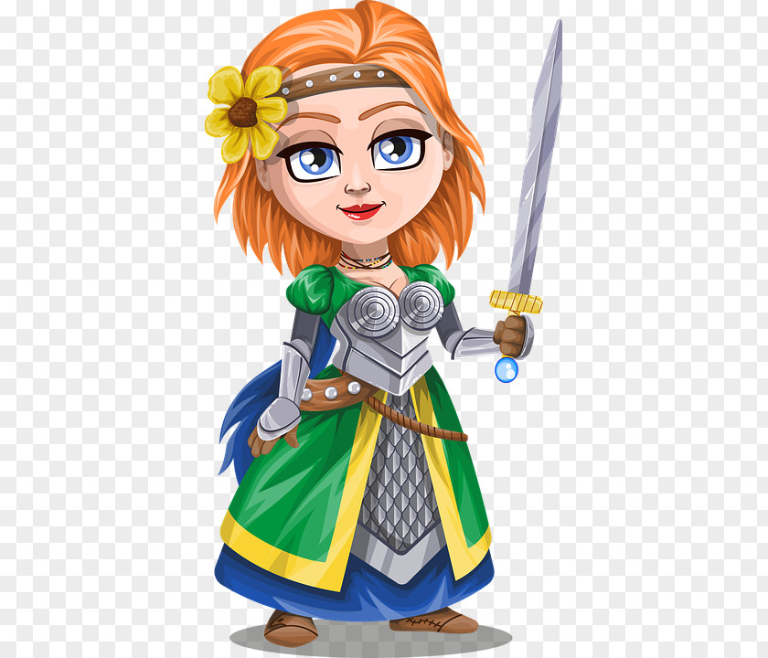 Woman Warrior Knight Female Clip Art PNG