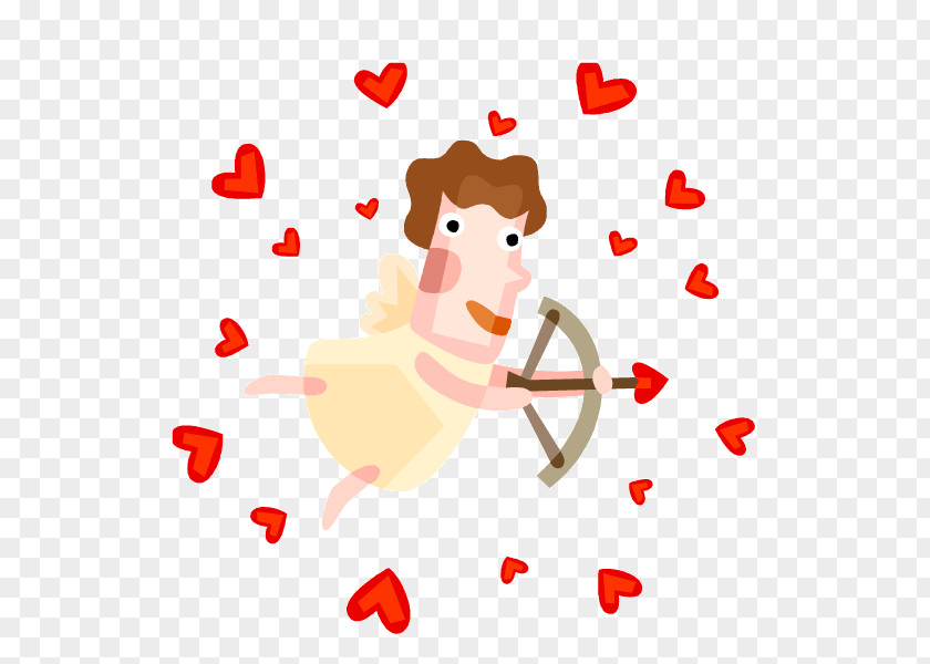 Cupid Wedding Cartoon Vector Material PNG