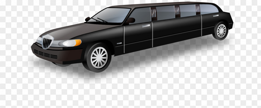Luxury Car Cartoon Vector Material Palm Beach Taxi Oxyhydrogen Limousine PNG