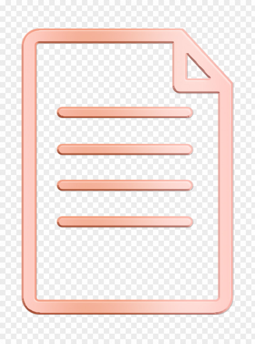 Rectangle Pink Basic Application Icon Paper Text Document PNG
