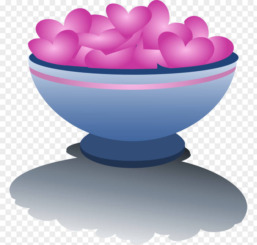 Bowl Valentine's Day Heart Clip Art PNG